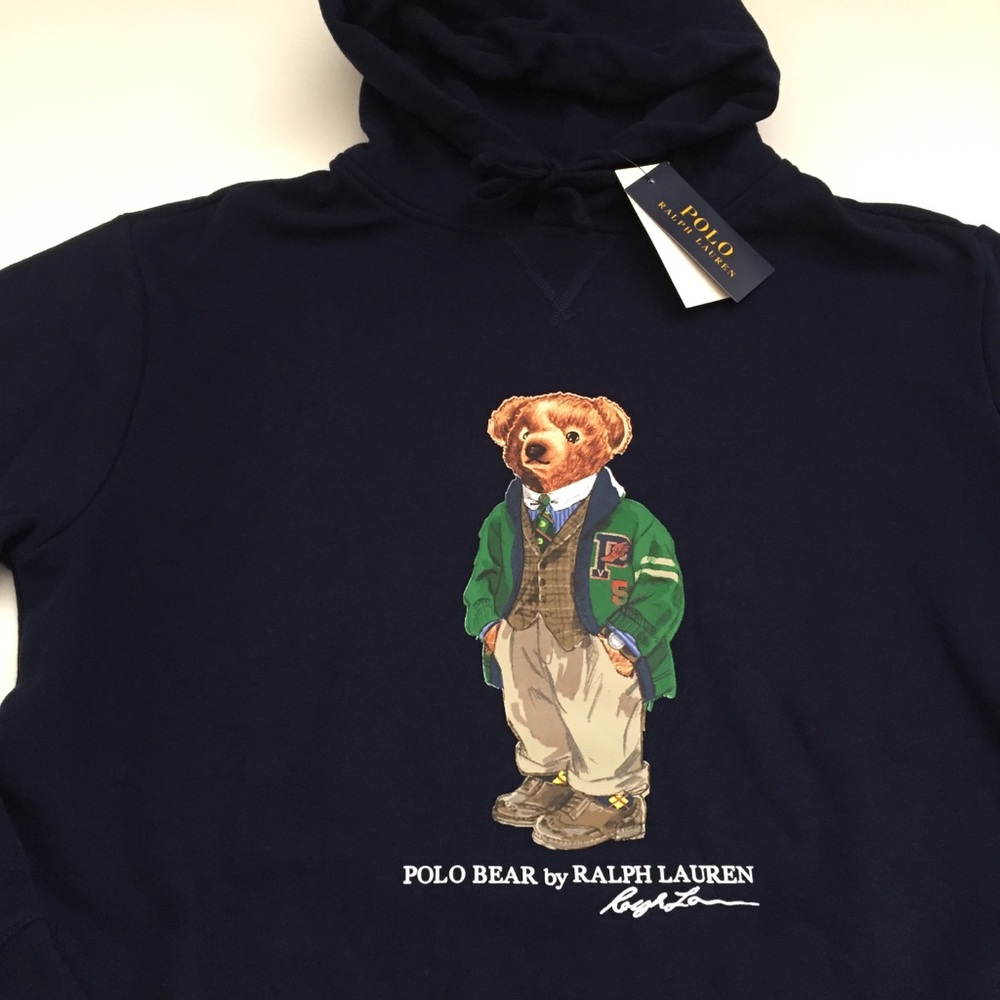 Polo Ralph Lauren Preppy Bear Hoodie - Picture 2 of 5